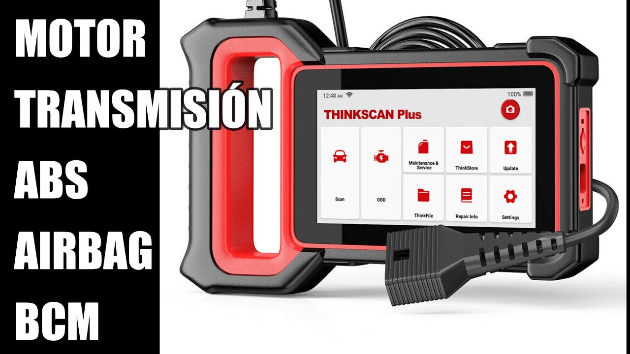 Escaner Automotriz THINKSCAN PLUS S4 🔥  para USO DIARIO en el TALLER✔🚗 Scantool