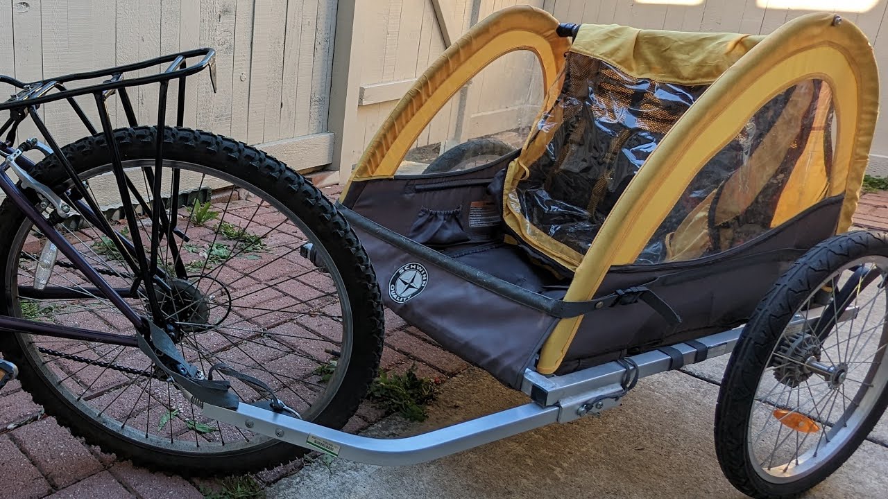 How to Install Titanker Upgraded Bike Trailer Coupler with Angled Elbow for Schwinn Bike Trailers