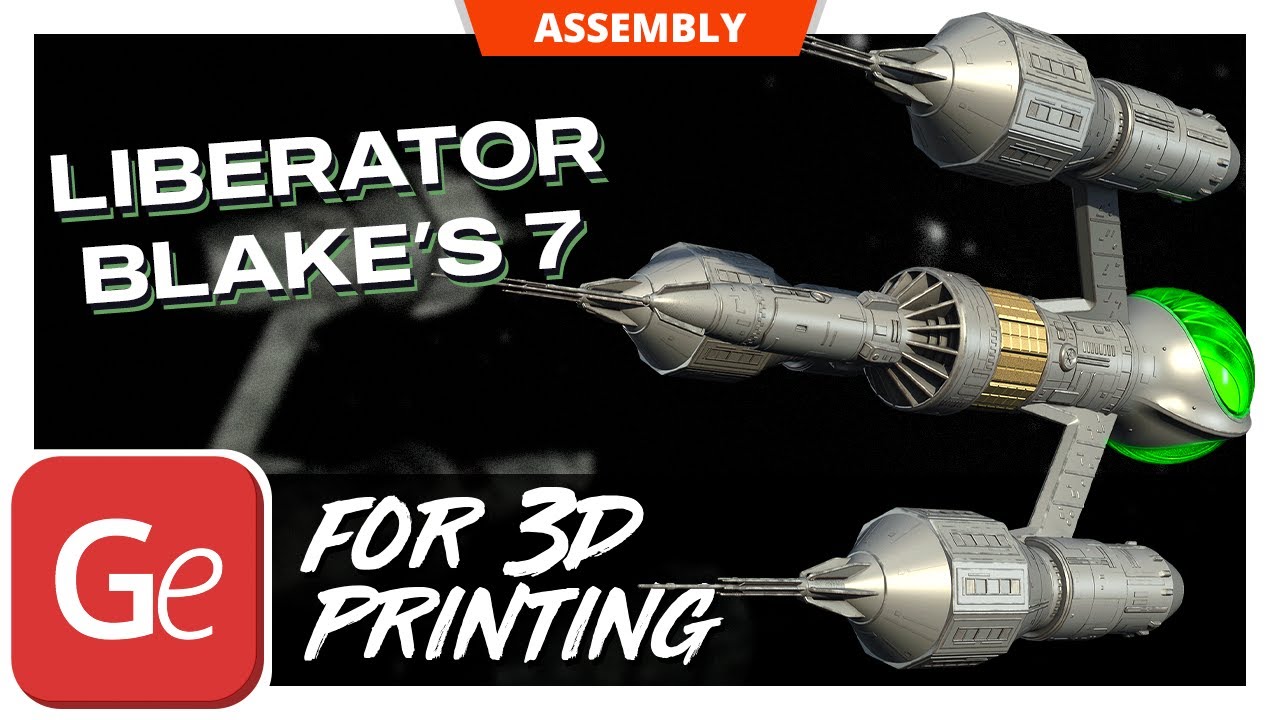 Liberator Blake's 7 3D Printing Model | Assembly by Gambody