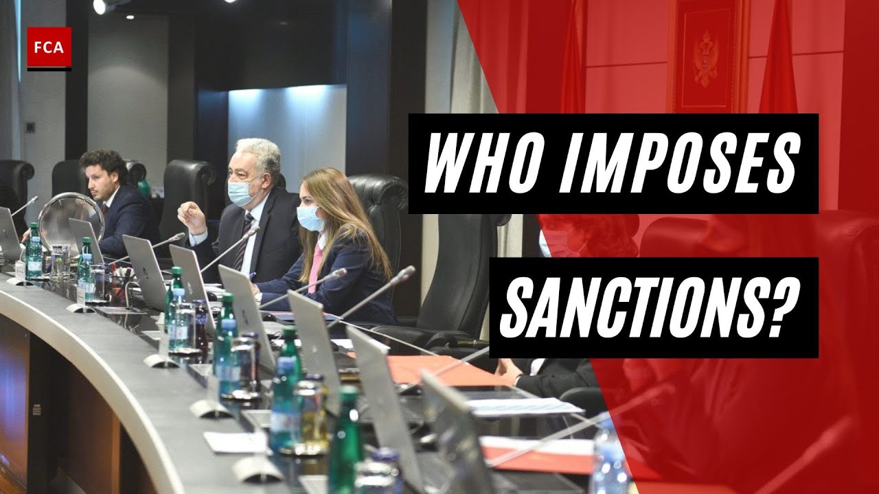 The Architects of Sanctions: Key Players and Their Roles