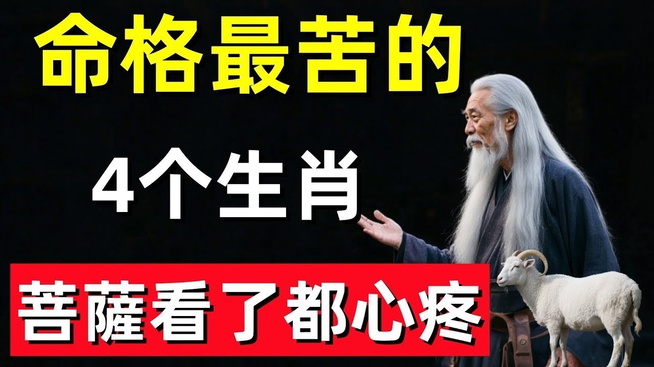命最坎坷的4個生肖，苦了一生，只為還前世的債！#修行思維 #修行 #福報 #禪 #道德經 #覺醒 #開悟 #禅修