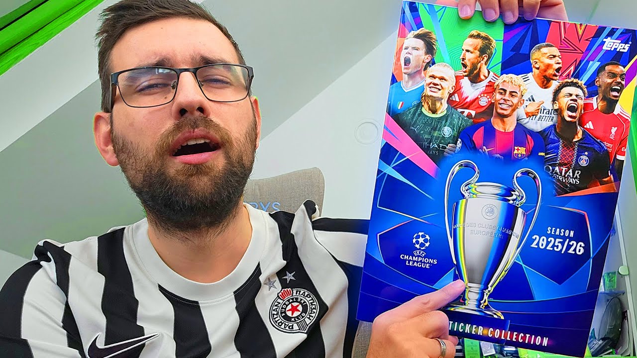 Album godine je NAPOKON STIGAO! Liga Šampiona 2026 Album i Sličice!