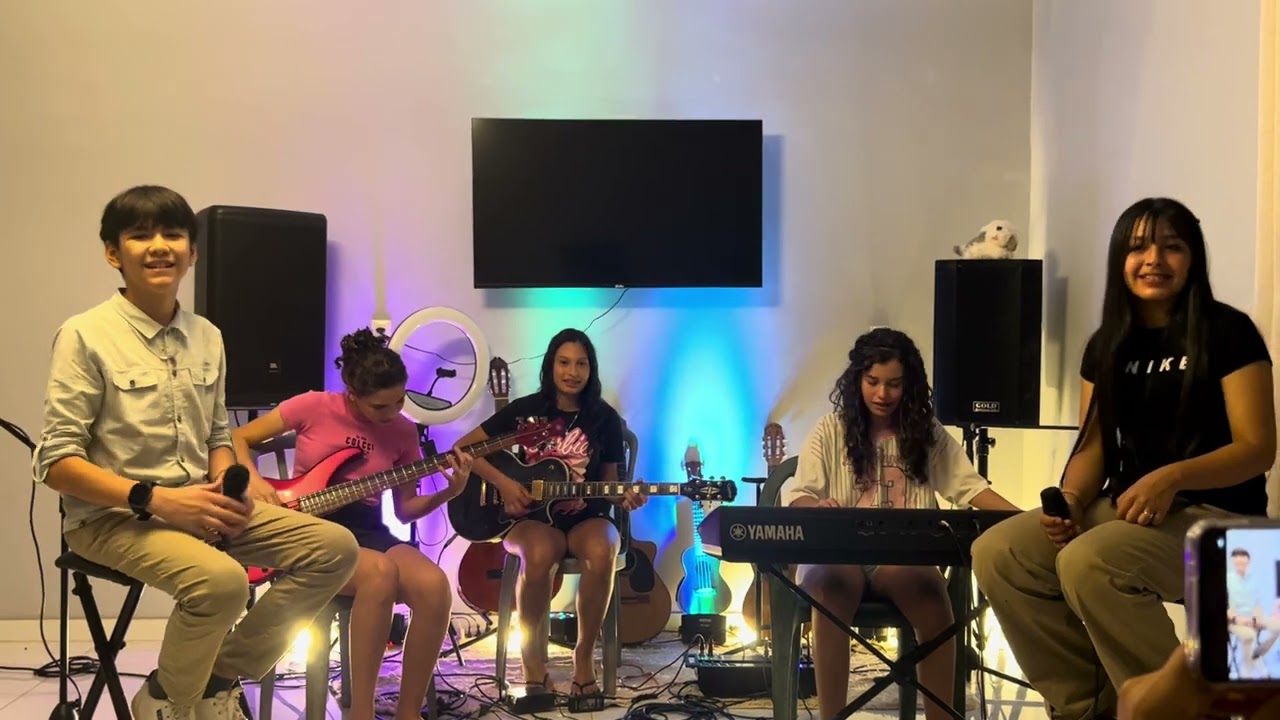 Chiquitita , con las hermanas Vázquez y Milena Romero