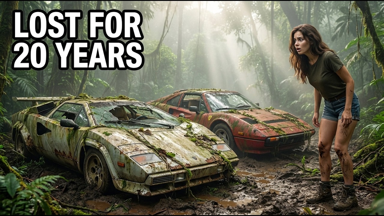 Two legendary supercars. Abandoned and forgotten for over 20 years| ASMR Restoration