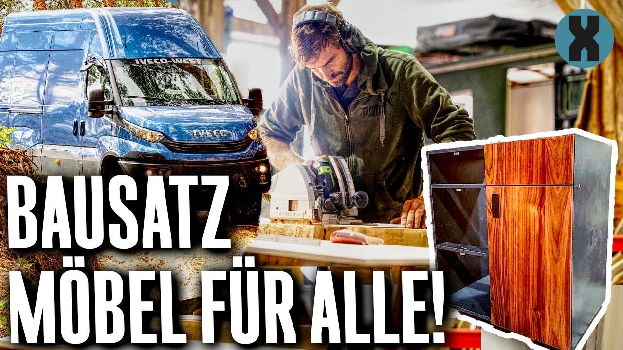 Möbel-Module für Camper-Vans || Iveco Daily 4x4 Camper-Ausbau (🇩🇪+🇺🇸🇬🇧)
