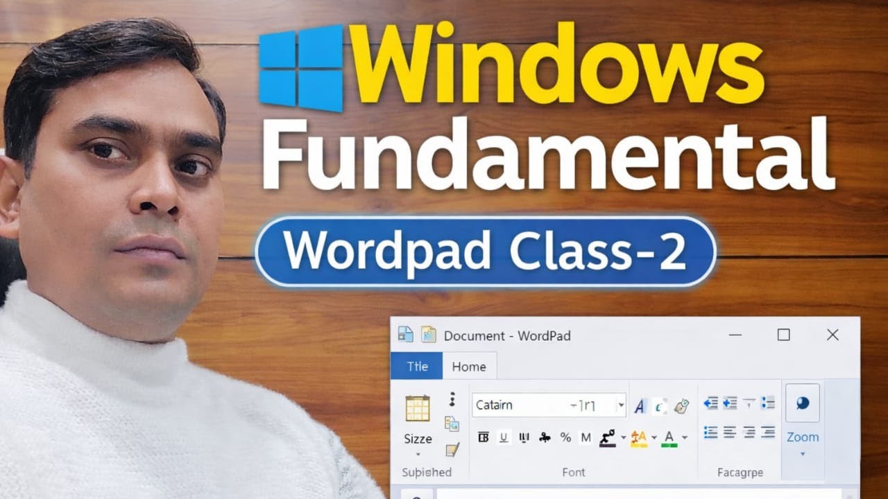 WINDOWS FUNDAMENTAL WORD PAD CLASS - 2