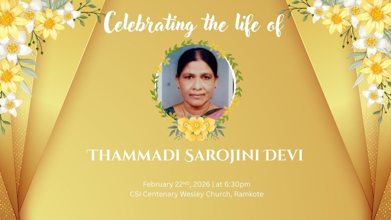 Celebrating the life of Thammadi Sarojini Devi || 22-02-2026