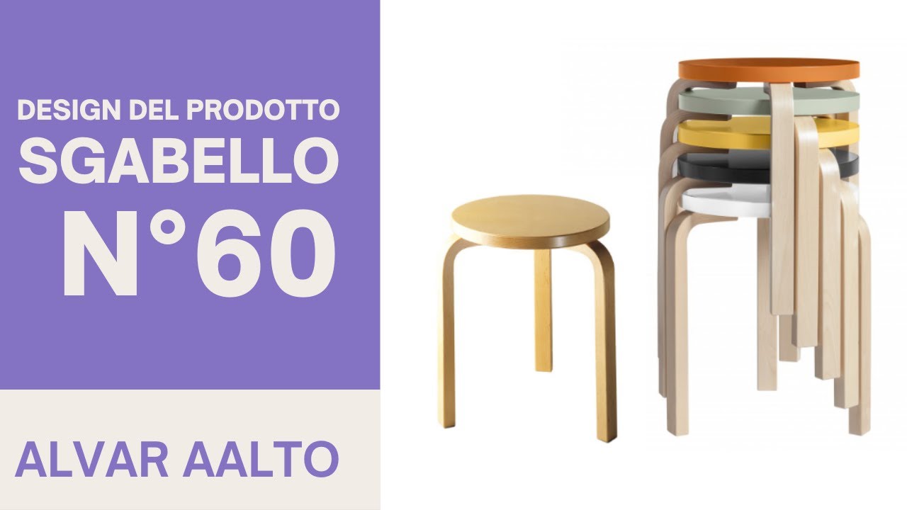 Lo sgabello di Alvar Aalto | N°60 | Design del prodotto industriale