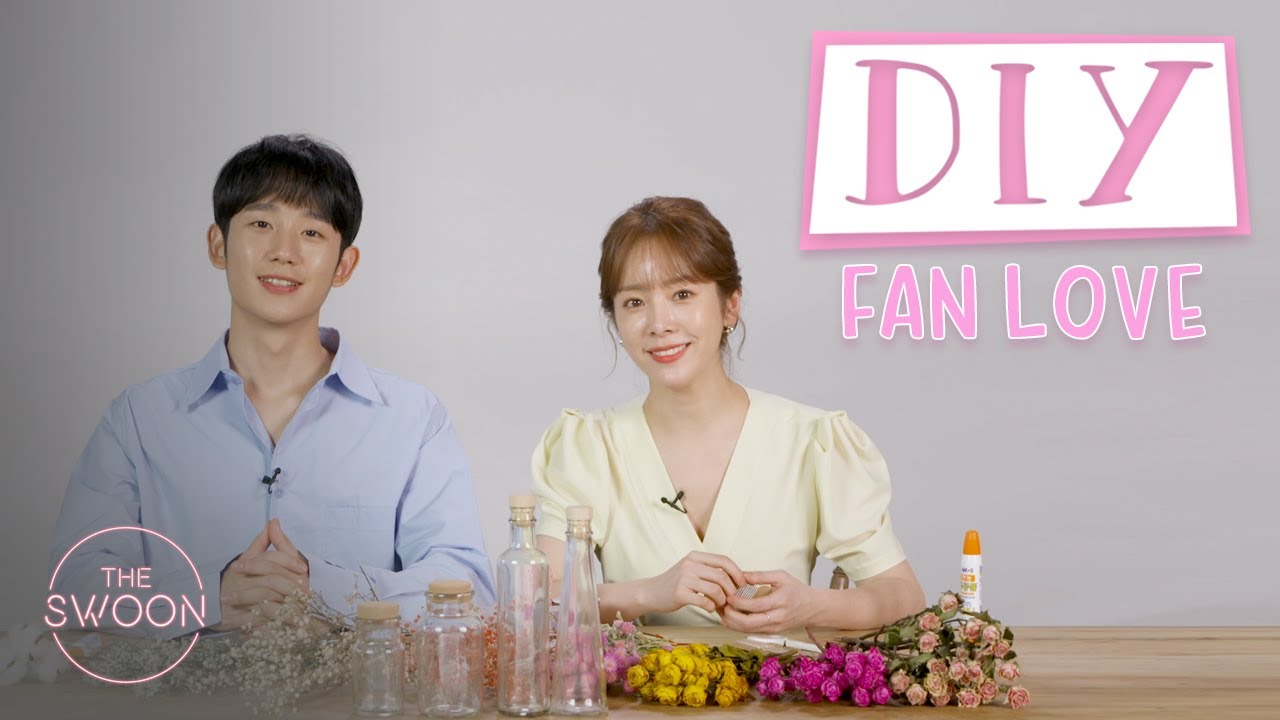 Han Ji-min and Jung Hae-in make spring flower jars for fans | DIY Fan Love [ENG SUB]