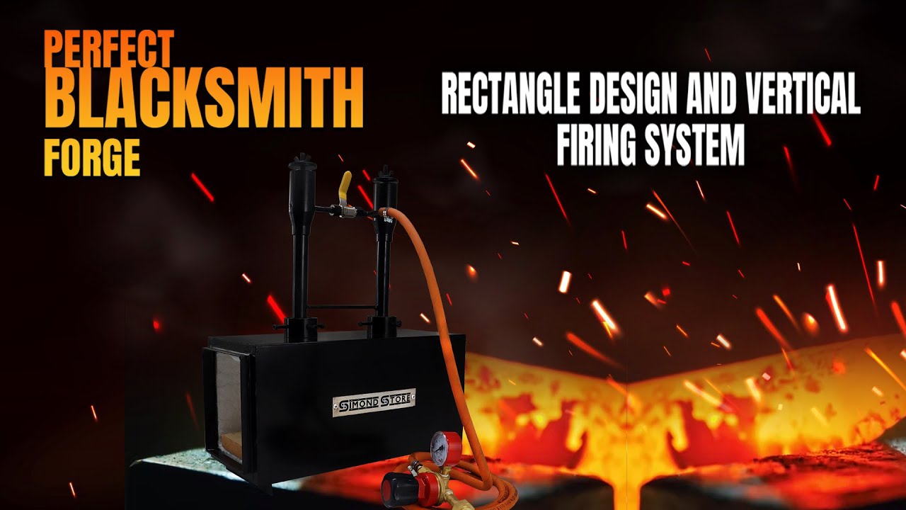 Blacksmithing Double Burner Gas Propane Forge Furnace Blacksmith Knife making Farriers