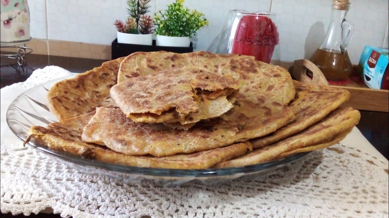 مسمن بالدقيق الكامل معمر بالخضر صحي ولذيذ