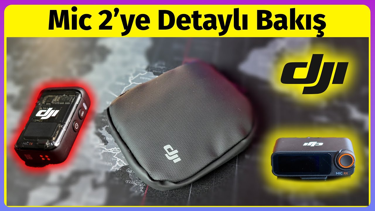 DJI Mic 2 Detaylı inceleme | Mic 2 bağlantı yöntemleri | DJI Mic 2 kablosuz mikrofon