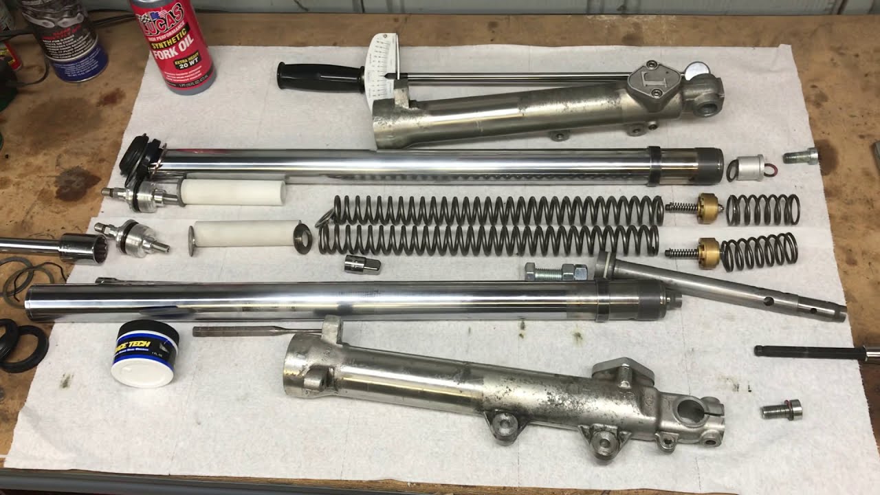 RG500 Rebuild - Front Forks