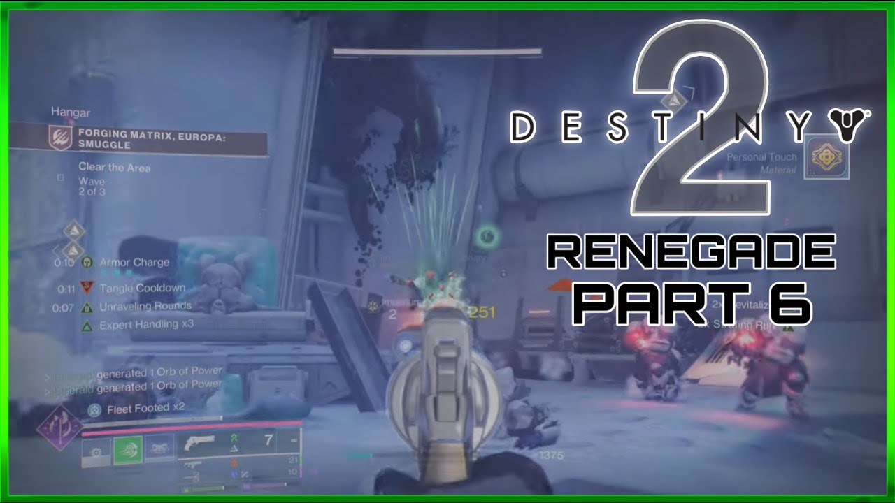 Destiny 2: Renegade Walkthrough Gameplay Part 6: Forging Matrix, Europa: Smuggle