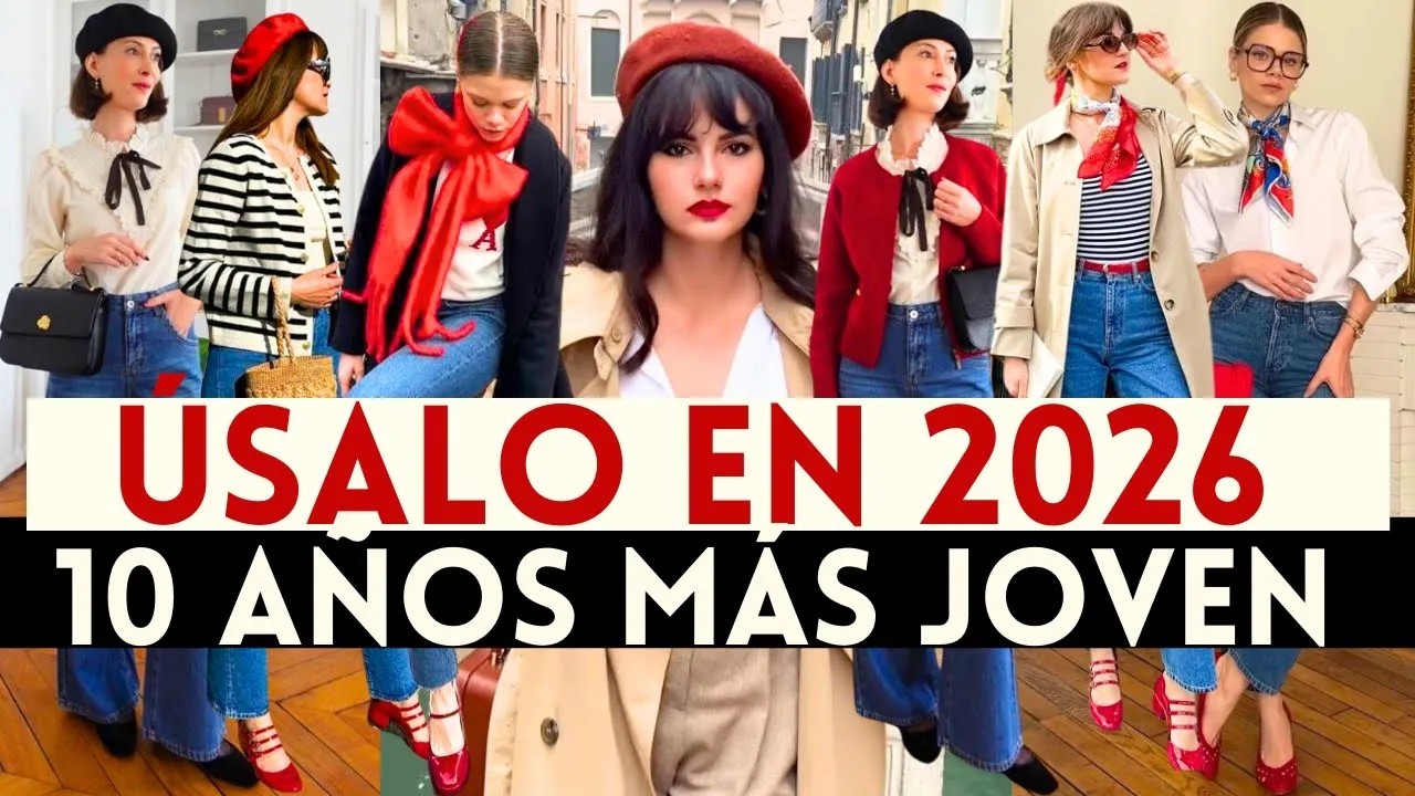 🔴¡MEJOR ESTILO EN 2026 Y LUCE MÁS JOVEN Y FEMENINA CON LA MODA FRANCESA!