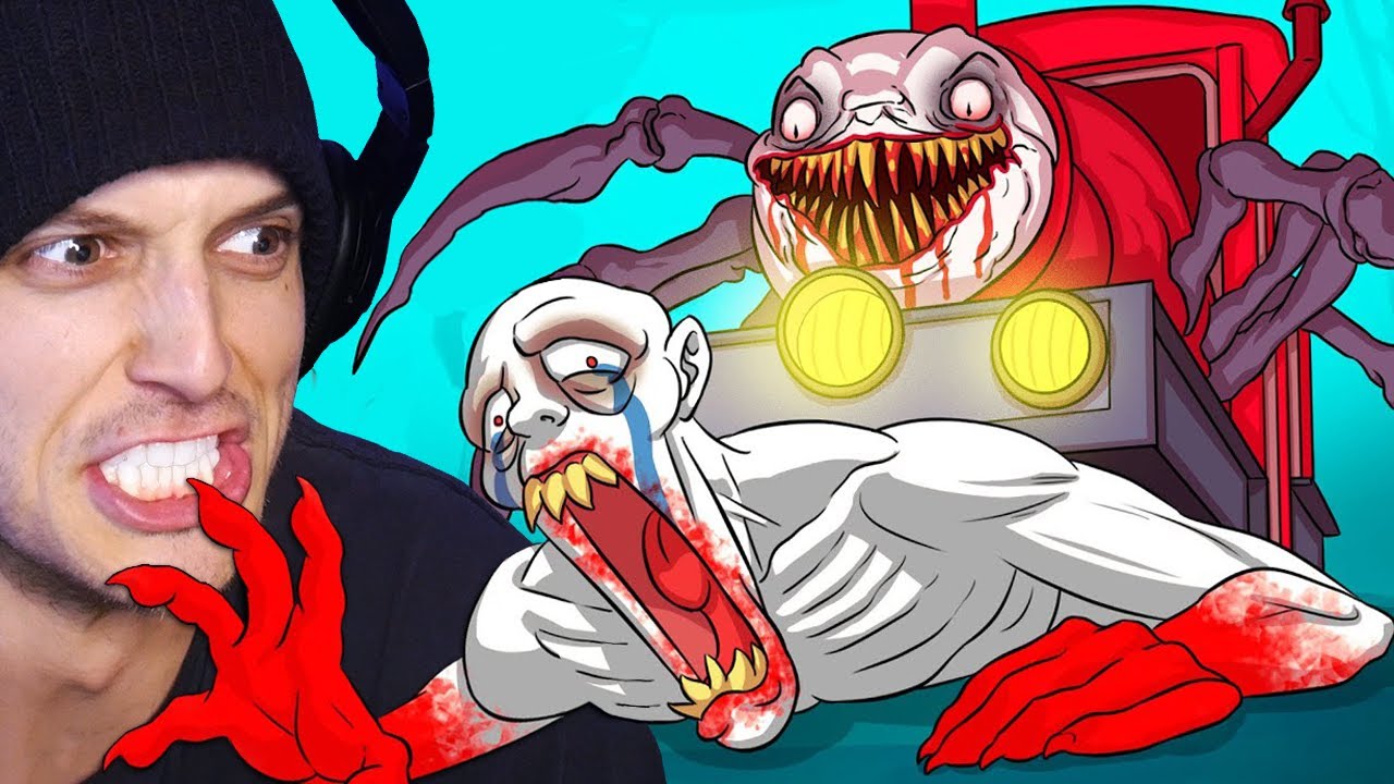 Reacting to CHOO CHOO CHARLES vs SCP-096