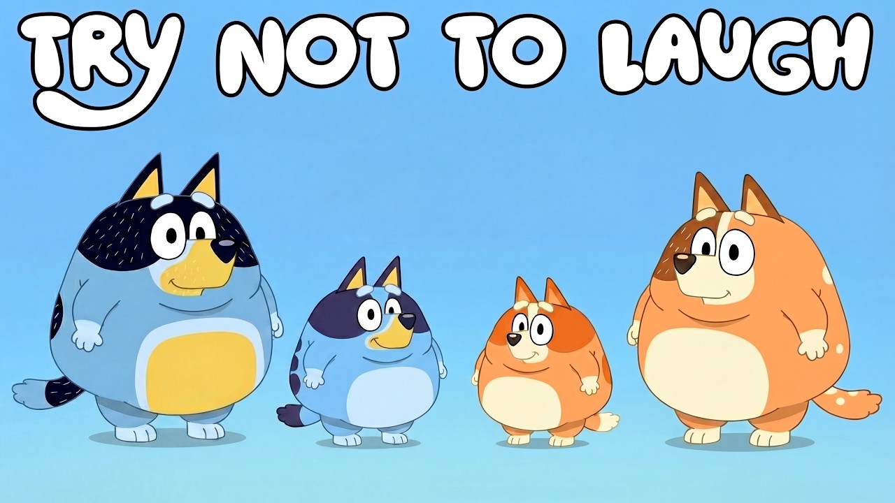 BLUEY - TRY NOT TO LAUGH 😂 [YTP] CHONKY GIGGLES