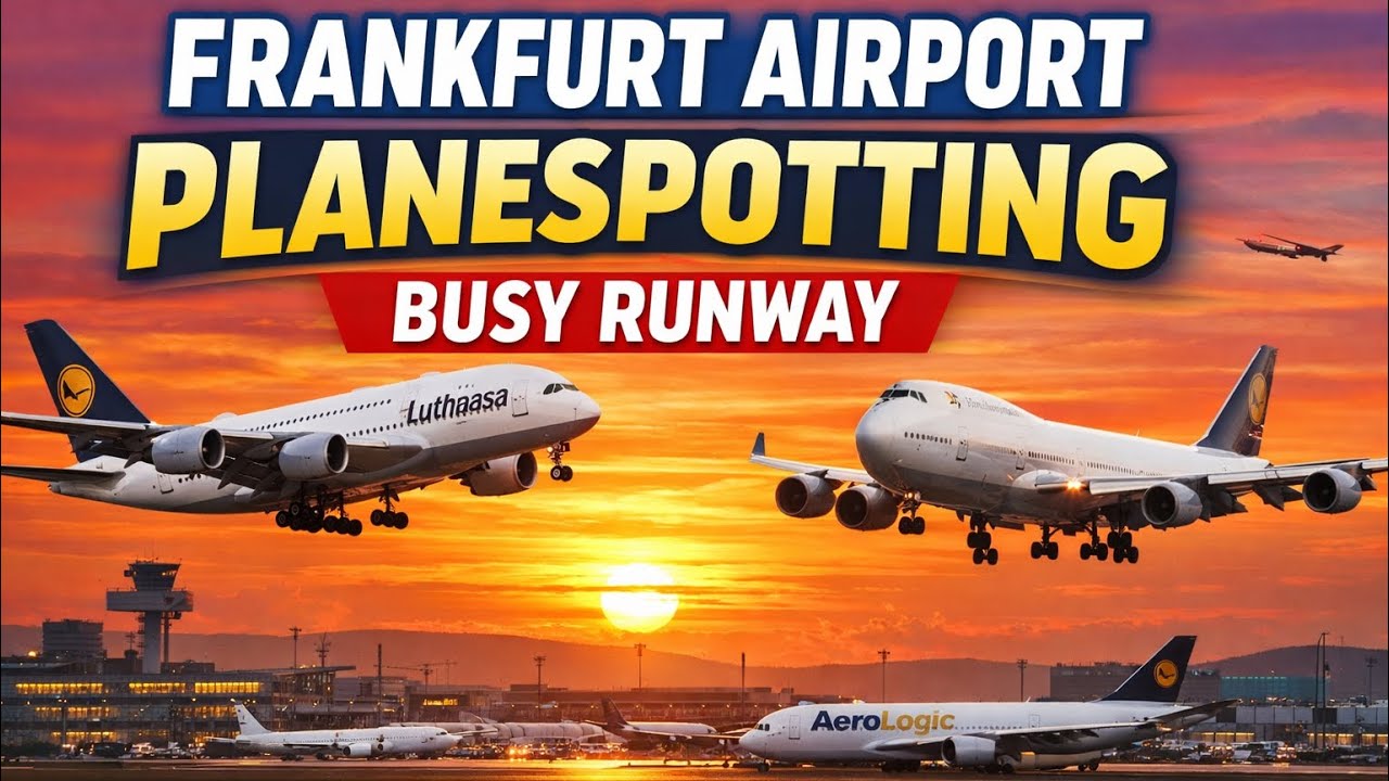 🔴LIVE Planespotting Frankfurt Airport ✈️ Busy Saturday Evening | A380, B747, B777 Landing & Takeoff 