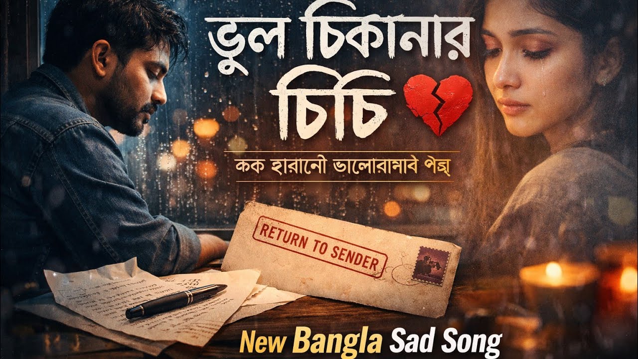 ভুল ঠিকানার চিঠি 💔 | New Bangla Sad Song 2026 | Emotional Love Song