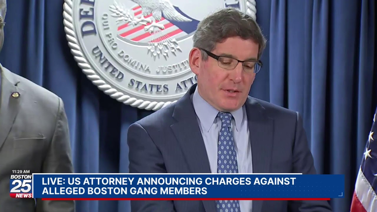 WATCH LIVE: US Attorney announcing charges against alleged Boston gang members.