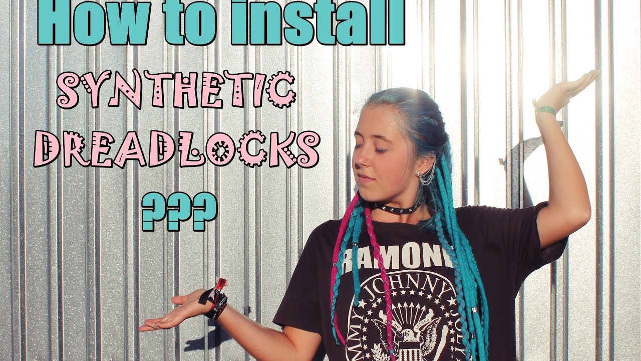 Jak wpleść DREADLOCKI? How to install SYNTHETIC DREADLOCKS?