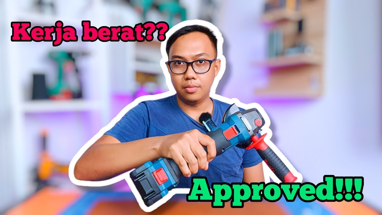 gerinda cordless mode serius!! || gerinda brushless Ronix 8901K