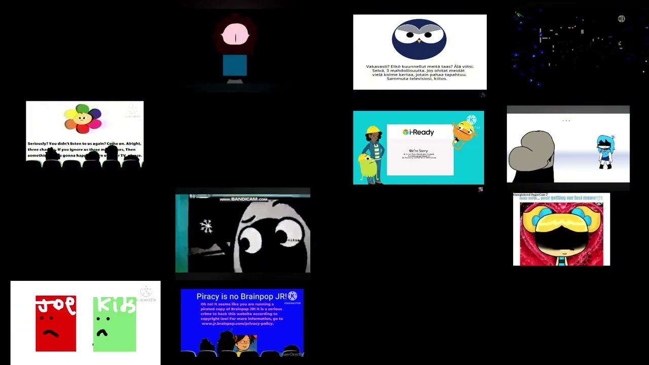 16 Creepypasta uncoming JUMPSCARES played at once part 2