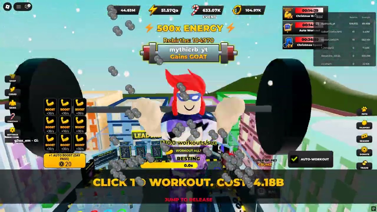 105k rebirth Strongman simulator