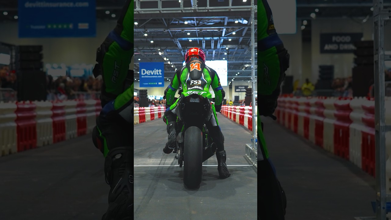 Kawasaki Ninja H2R at MCN London Motorcycle Show #kawasaki #h2 #h2r #race #motorcycle