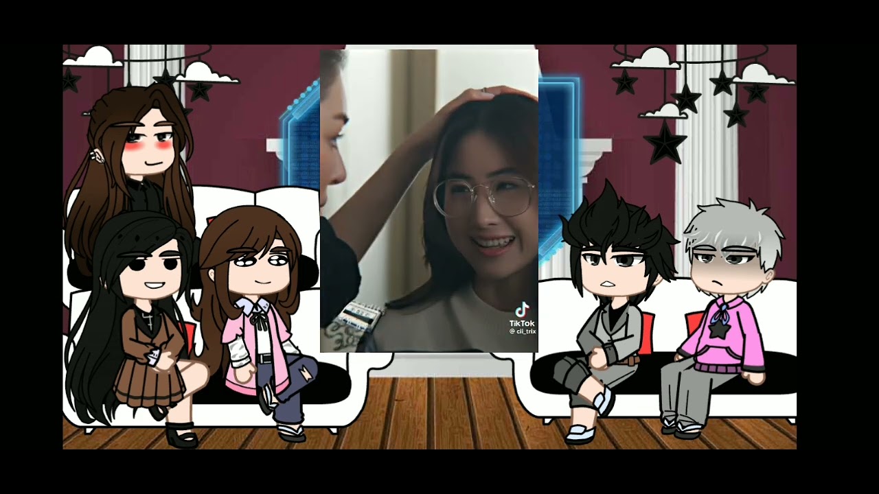 gap the serie react blank part[1/2]🥰😍//gacha
