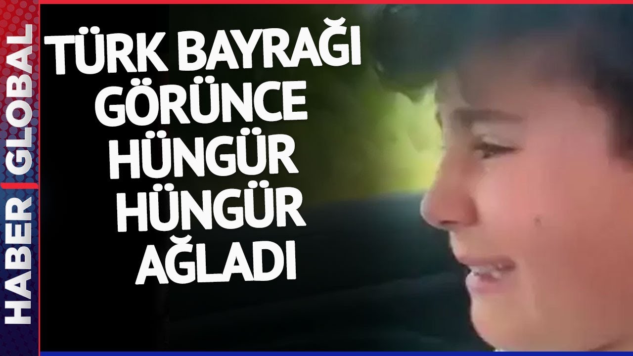 Norveç'ten Gelen Çocuk Türk Bayrağı Görünce Böyle Ağladı