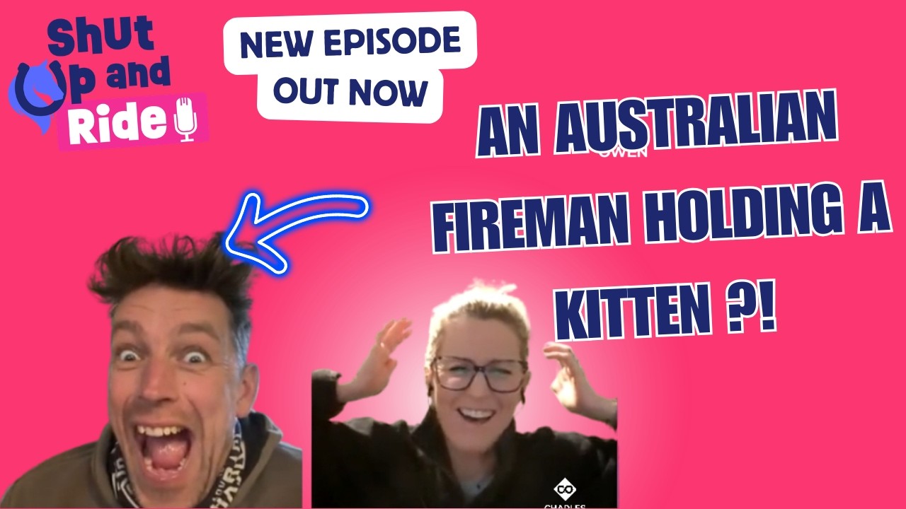 An Australian Fireman Holding a Kitten?!
