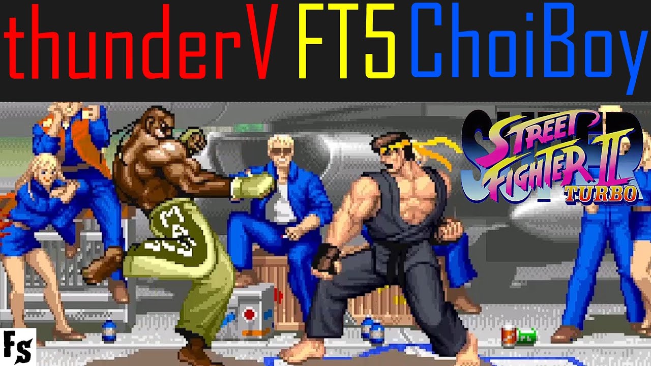 Super Street Fighter 2 Turbo - thunderV [Dee Jay] vs ChoiBoy [Ryu] (Fightcade FT5)