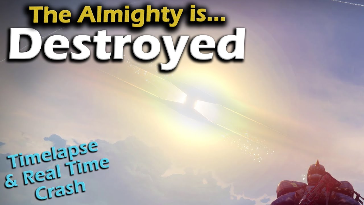 Destiny 2- Almighty Destruction Event - Timelapse - Crash - Aftermath - NPC Updates Emblem