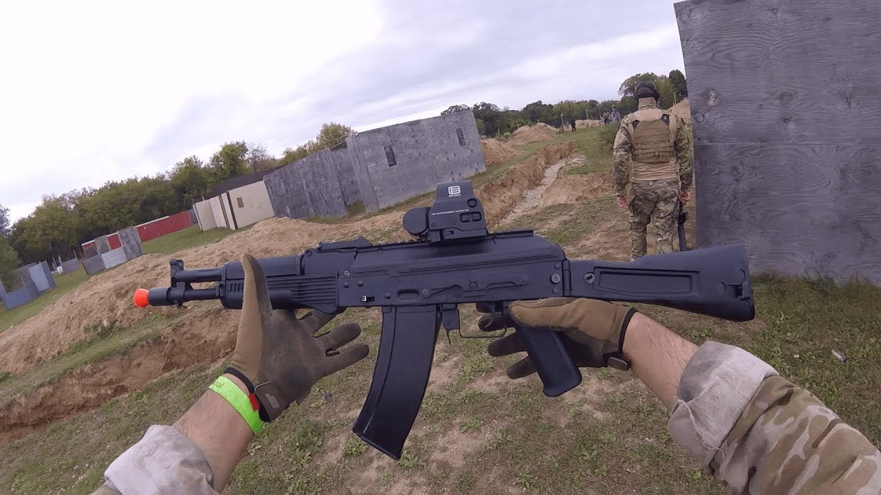 Russian AK Destruction| Black Ops Airsoft AK105 gameplay