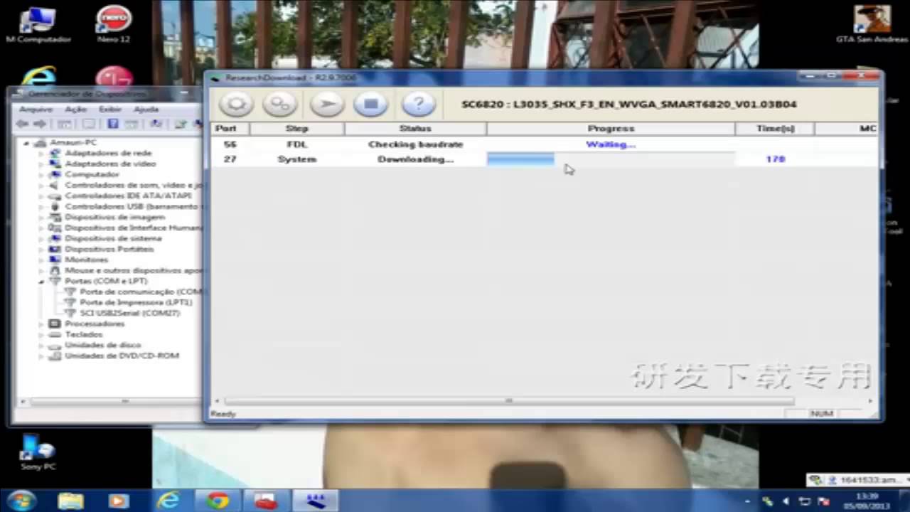 how to flash Spd 6820 8810  Rom with ResearchDownload