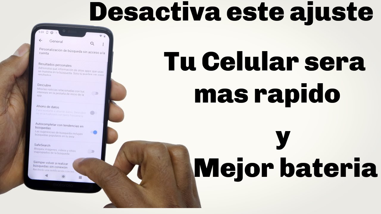 Haz tu celular Mas Rápido Con estos trucos /Motorola