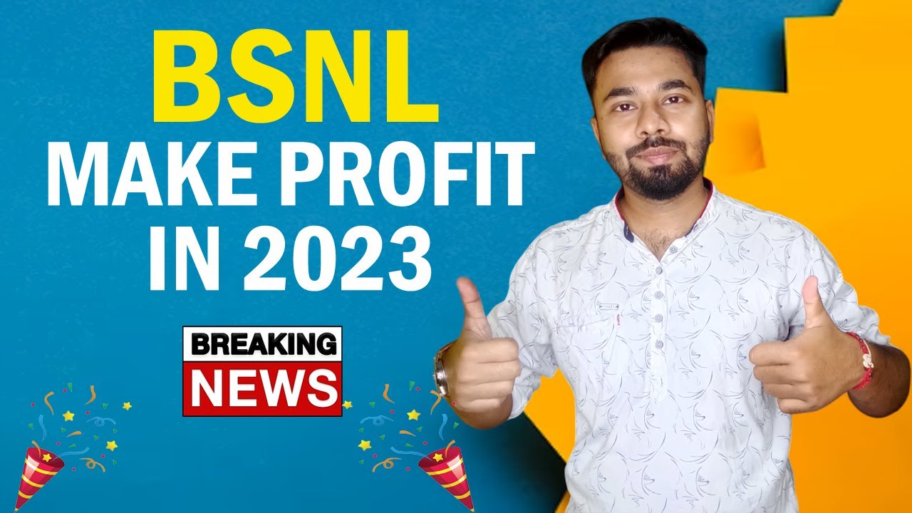 Big Breaking News :- BSNL make Profit ₹1,559 Crore in 2023 || BSNL Financial Report Card Published