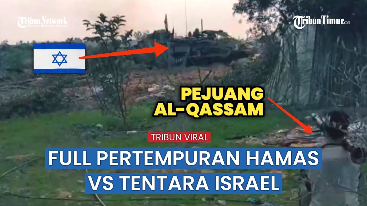 Brigade Al-Qassam Hantam Brutal dan Luluh Lantakkan Peralatan Militer Israel