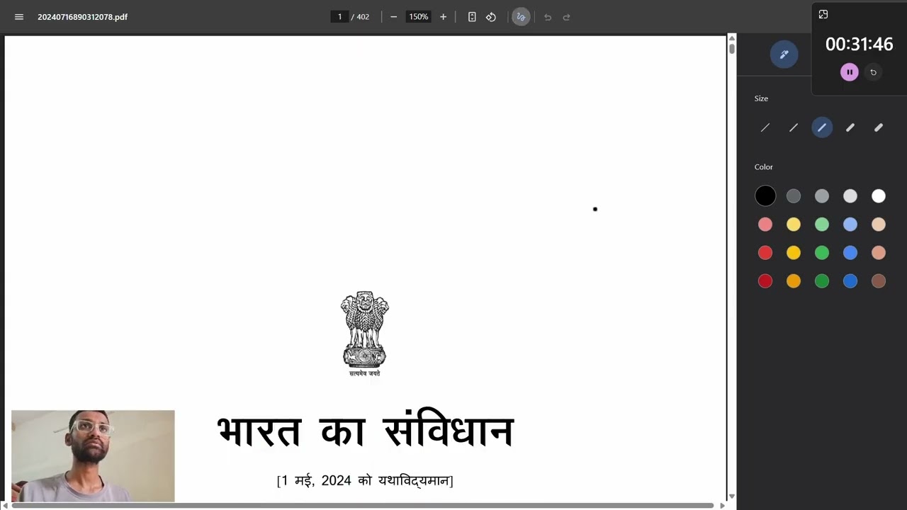 Day 1 of Understanding The Constitution of India