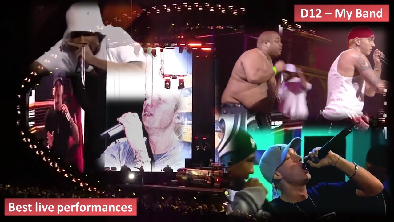 D12 | My Band - Live Performances Compilation (Eminem, Proof, Mr. Porter, Bizarre, Swift, Kuniva)