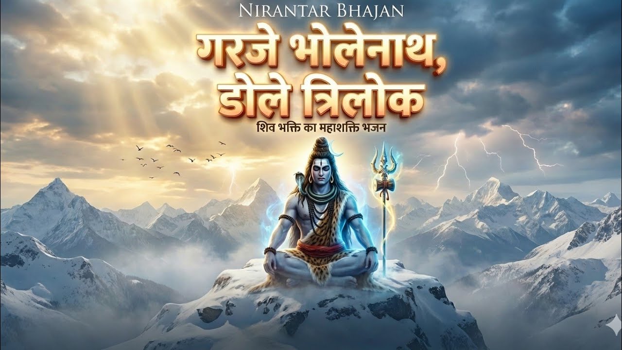 गर्जे भोलेनाथ, डोले त्रिलोक 🔱 | Powerful Mahakal Bhajan | Shiv Bhajan | Nirantar Bhajan