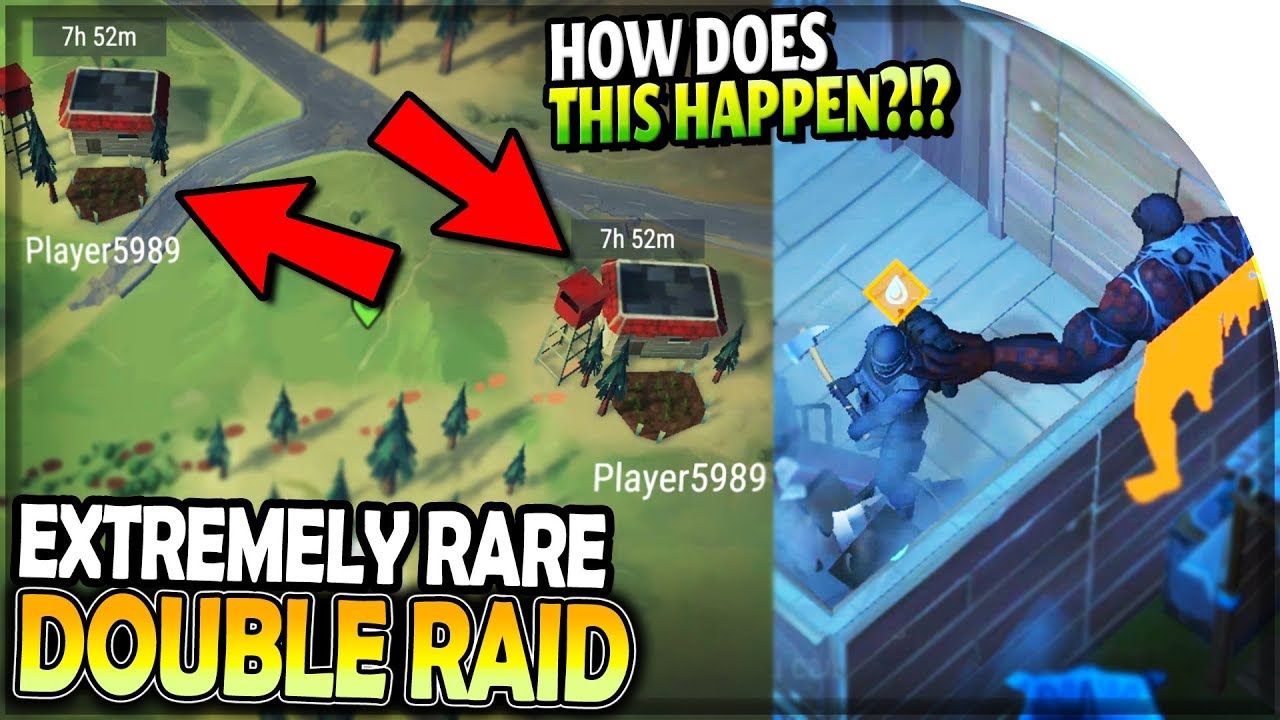 EXTREMELY RARE Double Base Raid (I still can't believe it...) - Last Day on Earth Survival