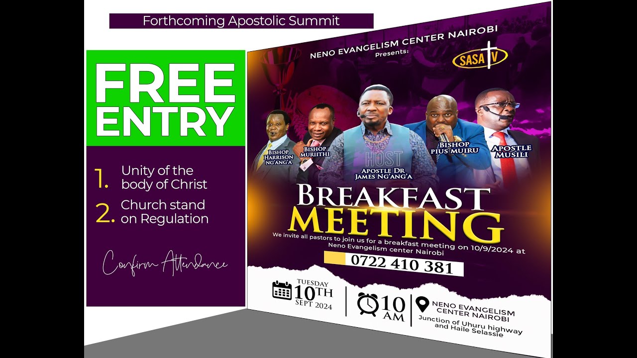 BREAKFAST MEETING SERVICE LIVE BROADCAST. 9.10.2024
