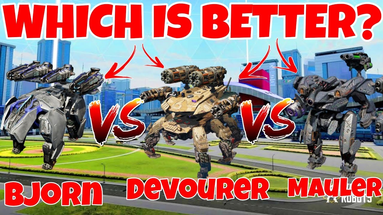 🔥New Titan Bjorn Vs Devourer Vs Mauler - Titans Detailed Comparison - war robots - This vs That