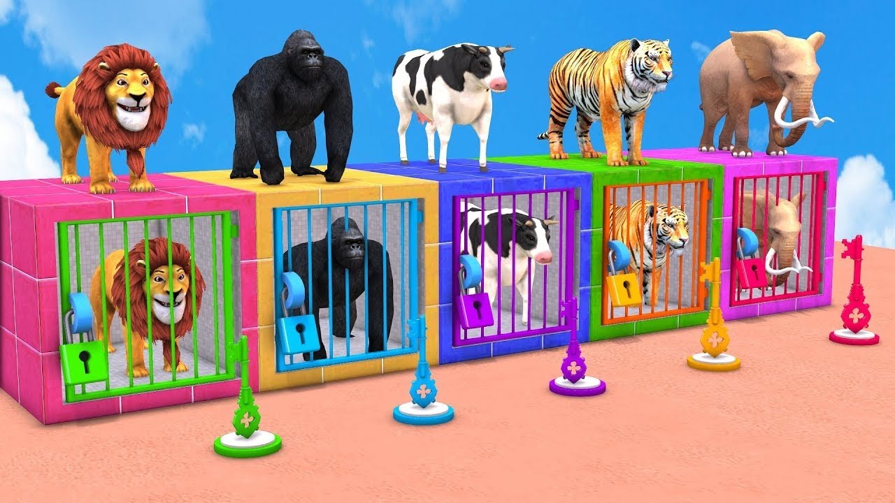 Can You Guess the Right Key and ESCAPE the Animals Cage GAME?