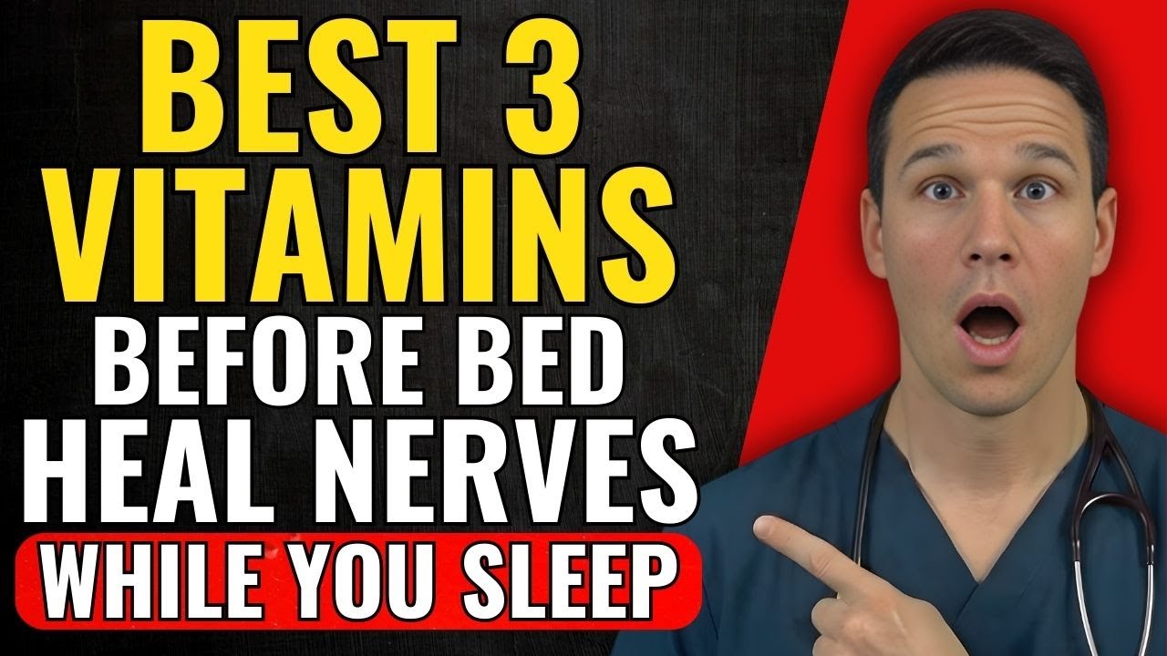 3 Bedtime Vitamins for Stronger Legs After 60 _ Senior Health Tips