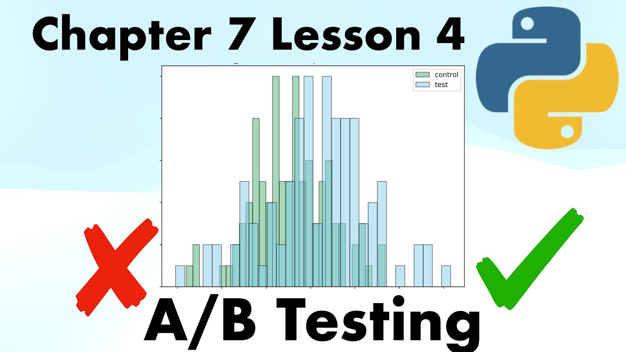 A/B testing in Python: Step-by-Step | Full Course On Statistics for Data Science with Python.