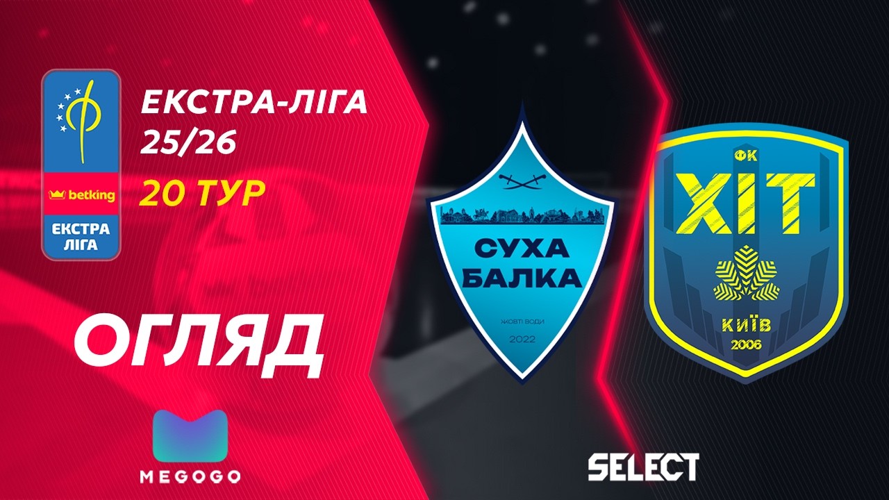 Огляд матчу | Суха Балка - Хіт | Betking Екстра-Ліга 2025-26. 20 тур