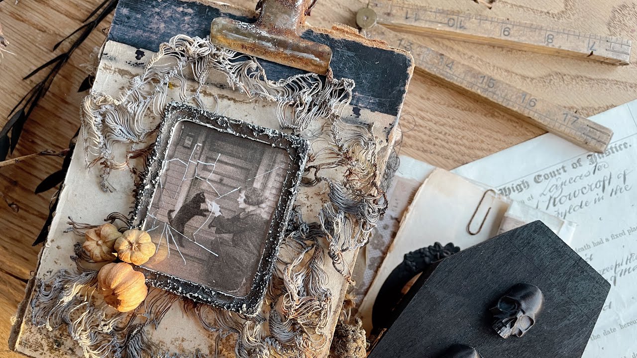 Trick or Trinket - Halloween Junk Journal Flip Through